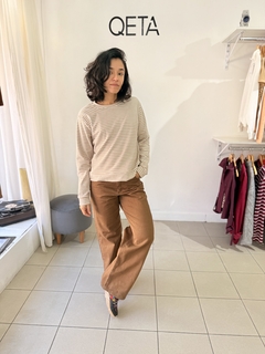 Wide leg chocolate - comprar online