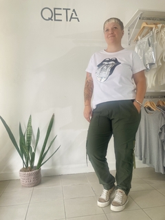 Babucha cargo verde