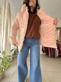 Campera con peluche Rosa - comprar online