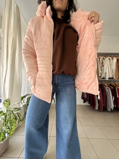 Campera con peluche Rosa en internet