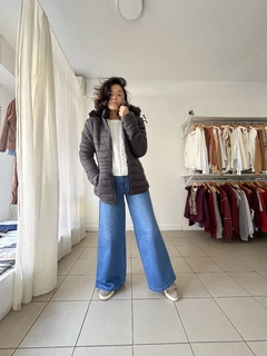 Campera con peluche negra - QETA