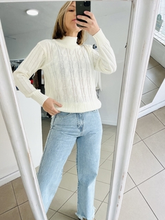 Jeans wide Celeste - tienda online