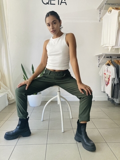 Babucha cargo verde - comprar online