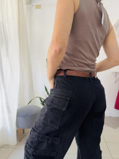 Babucha cargo denim - QETA