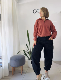 Babucha cargo denim - comprar online