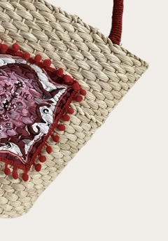 Cartera Mosaico Rojo - comprar online