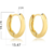 Brinco Click Argola Grande 18k - comprar online