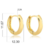 Brinco Click Argola Pequeno 18k - comprar online