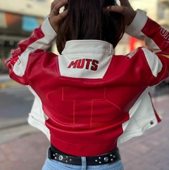 Campera de cuero sintetico bomber MUTS - tienda online