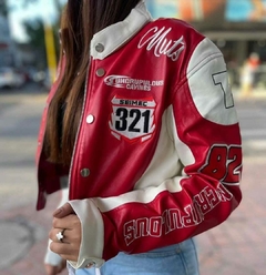 Campera de cuero sintetico bomber MUTS - Codigo Capsula