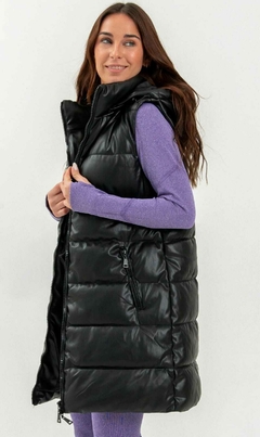 Chaleco puffer egomado (largo)