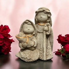 Sagrada Familia - Pesebre - Infantil Falso Marfil en internet
