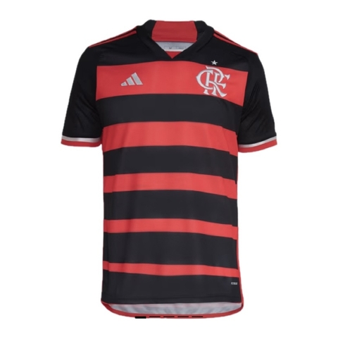 CAMISA FLAMENGO I 24/25 Vermelho e preto- adidas- lançamento 2024