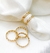 Anel feminino banhado a ouro 18k - comprar online