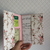 kit capa para caderneta e capinha certidão - floral com elástico na internet