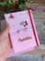 kit capa para caderneta e capinha para certidão - floral