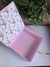 Caixa com kit capa para caderneta e capinha para certidão - floral rosa na internet