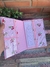 kit capa para caderneta e capinha para certidão - floral na internet