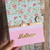 kit capa para caderneta e capinha certidão - floral azul com renda na internet