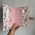 Capa de caderneta de vacina - floral com renda - Coala Baby Personalizados