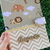 kit capa para caderneta e porta passaporte - safári bege - Coala Baby Personalizados