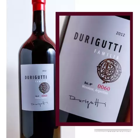 Botella de 5 Litros Familia Durigutti 2012 - 95 Puntos Suckling - Ultima Unidad