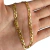 PULSEIRA QUADRADA 5MM LAMINADA PREMIUM - BANHADO A OURO 18K na internet