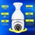Imagem do Câmera wifi ip sem fio giratória 360 com encaixe lampada bocal