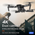 Drone E88 Pro Com Câmera Dupla E Wifi Com Case Cor Preto - comprar online
