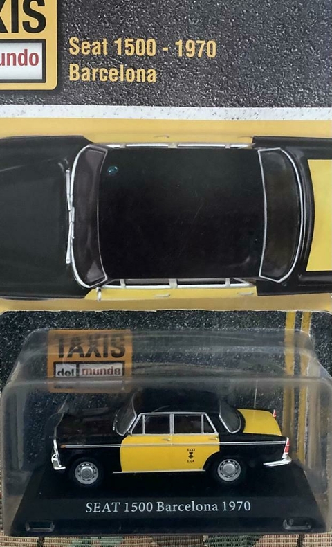 COLECCION TAXIS DEL MUNDO SEAT 1500-1970 BARCELONA