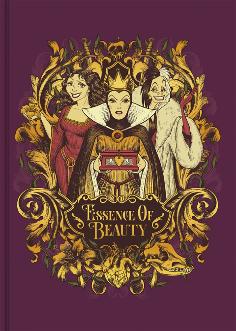 Caderno Colecionável CD Costurado Vilões Disney 160 folhas