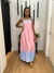 VESTIDO MIDI BICOLOR ALÇAS REGULÁVEIS - comprar online