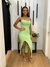 Imagem do Vestido Midi Tubinho Frente Única Amarração Nas Costas Max Fenda na Saia