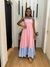 VESTIDO MIDI BICOLOR ALÇAS REGULÁVEIS na internet