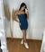 Vestido Jeans Tomara que Caia De Cinto de Lycra