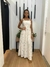 Vestido Bordado Longo Com Alça Regulável - comprar online