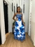 VESTIDO LONGO ESTAMPADO DE AMARRAÇÃO - comprar online