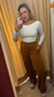 CALÇA WIDE LEG LÃZINHA - comprar online