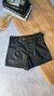 SHORT COURO C/CINTO - loja online