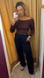 CALÇA WIDE LEG LÃZINHA