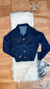 Jaqueta jeans azul - loja online