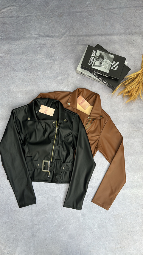 Jaqueta Couro Fivela Mary - comprar online