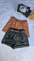 Short Couro Natalie - Gloss Moda 