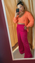 conjunto tricô aperol - comprar online
