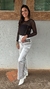CALÇA WIDE LEG RESINADA na internet