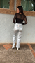 CALÇA WIDE LEG RESINADA - comprar online