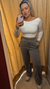 CALÇA WIDE LEG LÃZINHA