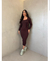 CONJUNTO VESTIDO +CASACO GABRIELA