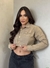 JAQUETA CROPPED JEANS MARROM
