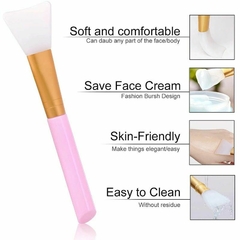 Pincel de Silicone para Aplicação de Máscara Facial